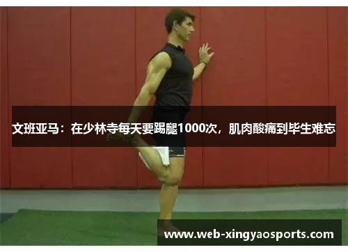 文班亚马：在少林寺每天要踢腿1000次，肌肉酸痛到毕生难忘